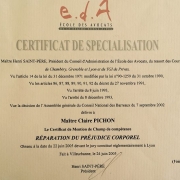 Certificat de spécialisation - Claire Pichon Avocat Lyon